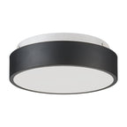 Plafonnier encastré à 2 lumières avec abat-jour en verre dépoli – 12 po de largeur x 12 po de hauteur x 3,5 po de hauteur
