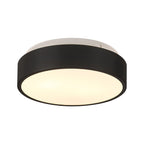 Plafonnier encastré à 2 lumières avec abat-jour en verre dépoli – 12 po de largeur x 12 po de hauteur x 3,5 po de hauteur