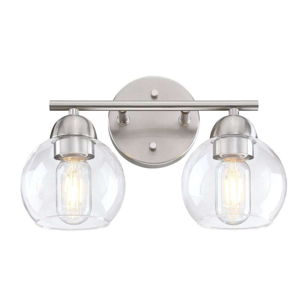 Luminaires de salle de bain vintage à 2 lumières