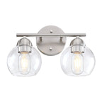 Luminaires de salle de bain vintage à 2 lumières