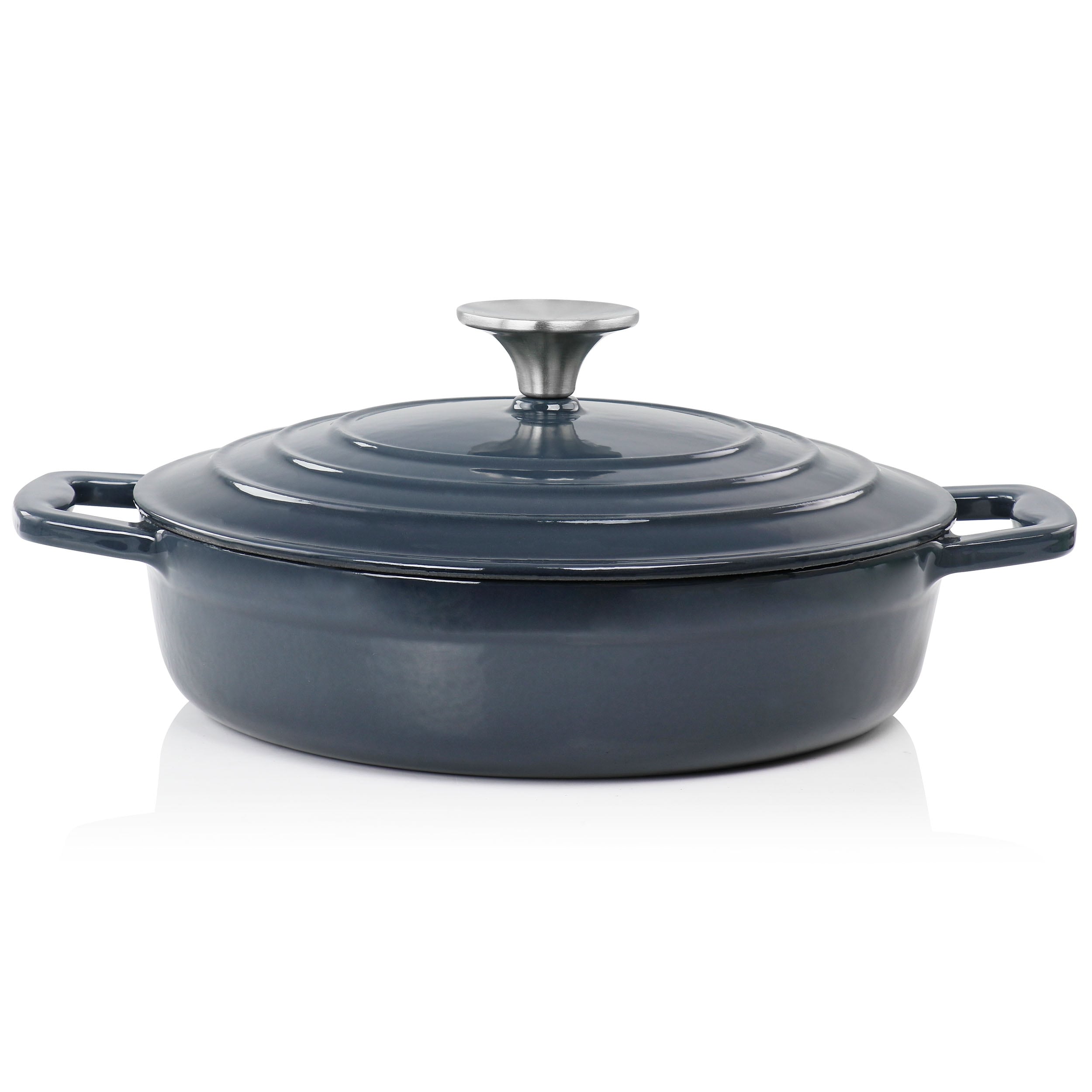 Braisière ronde en fonte émaillée de 2 litres