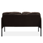 Canapé 2 places en tissu polyester, canapé causeuse moderne, petit canapé confortable pour petit espace, salon, chambre, bureau
