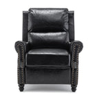 Ensemble de 2 fauteuils inclinables rembourrés à tête de clou