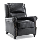 Ensemble de 2 fauteuils inclinables rembourrés à tête de clou