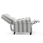 Ensemble de 2 fauteuils inclinables rembourrés à tête de clou