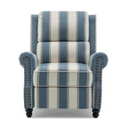 Ensemble de 2 fauteuils inclinables rembourrés à tête de clou