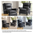 Ensemble de 2 fauteuils inclinables rembourrés à tête de clou