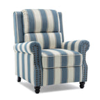Ensemble de 2 fauteuils inclinables rembourrés à tête de clou