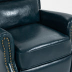 Ensemble de 2 fauteuils inclinables rembourrés à tête de clou