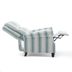 Ensemble de 2 fauteuils inclinables rembourrés à tête de clou