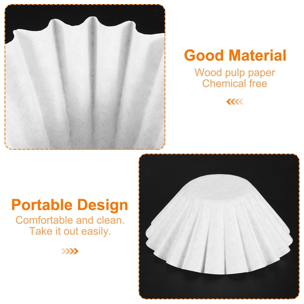 Lot de 200 filtres à café jetables en papier pour la maison et le bureau