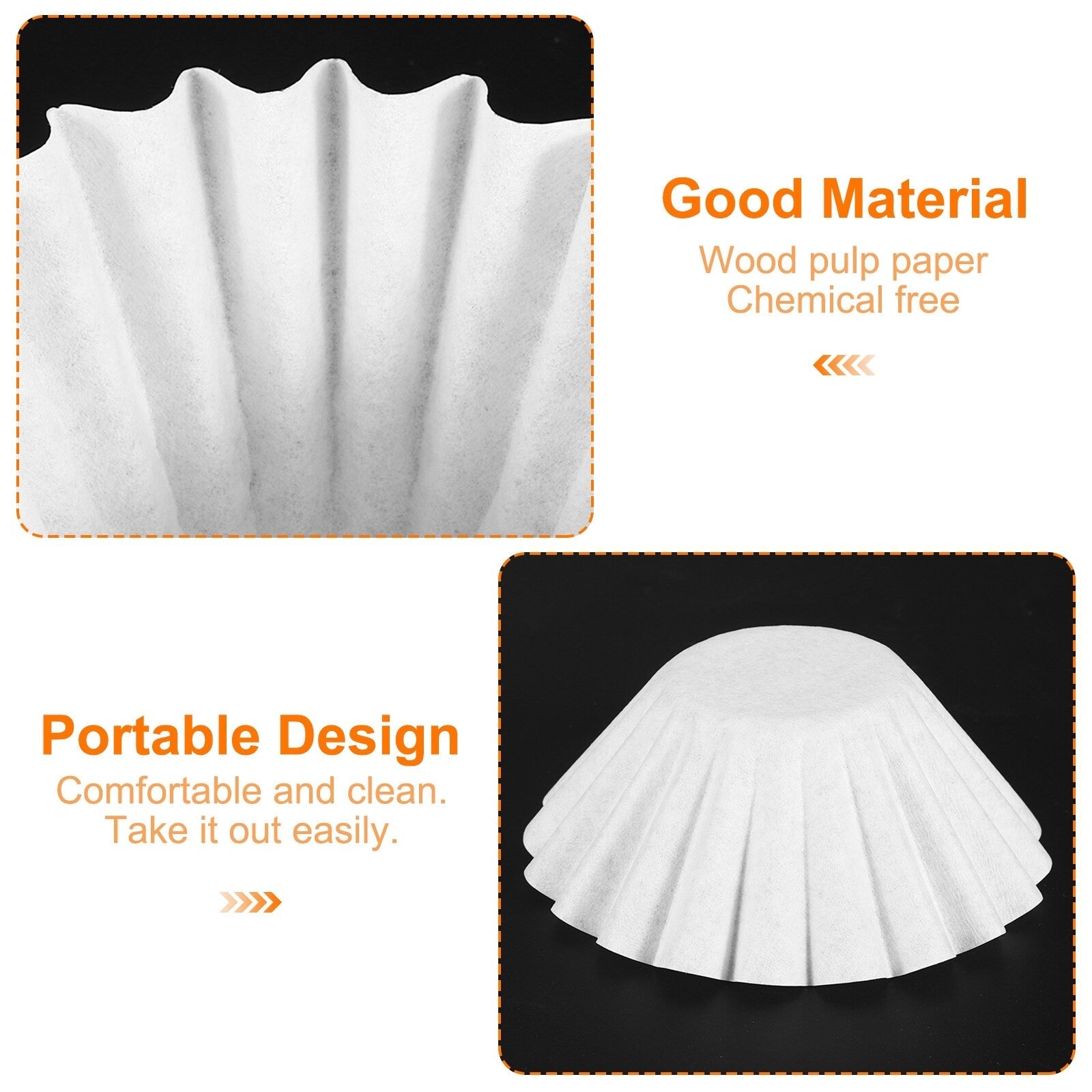 Lot de 200 filtres à café jetables en papier pour la maison et le bureau