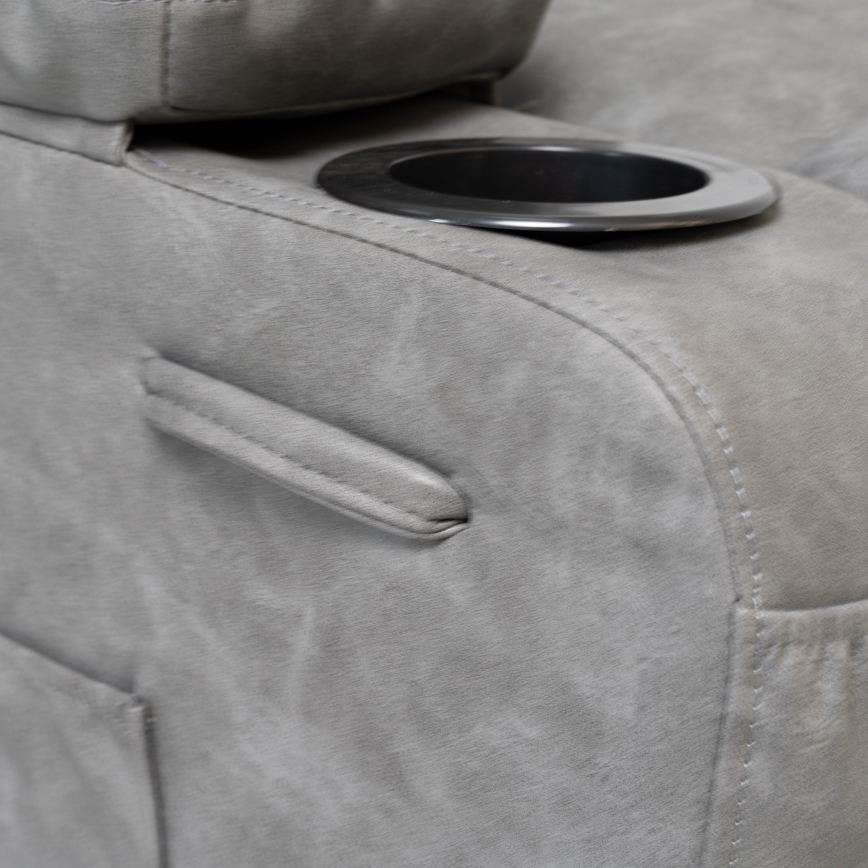 Fauteuil inclinable électrique de grande taille 21 W, massage par vibrations à 8 points et chauffage lombaire, télécommande, poches latérales, porte-gobelets