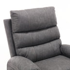 Fauteuil inclinable électrique de grande taille 21 W, massage par vibrations à 8 points et chauffage lombaire, télécommande, poches latérales, porte-gobelets