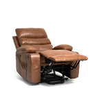 Fauteuil inclinable électrique de grande taille 21 W, massage par vibrations à 8 points et chauffage lombaire, télécommande, poches latérales, porte-gobelets
