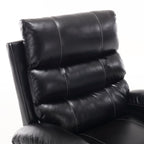 Fauteuil inclinable électrique de grande taille 21 W, massage par vibrations à 8 points et chauffage lombaire, télécommande, poches latérales, porte-gobelets