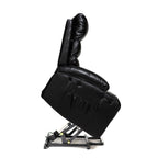 Fauteuil inclinable électrique de grande taille 21 W, massage par vibrations à 8 points et chauffage lombaire, télécommande, poches latérales, porte-gobelets