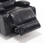 Fauteuil inclinable électrique de grande taille 21 W, massage par vibrations à 8 points et chauffage lombaire, télécommande, poches latérales, porte-gobelets
