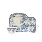 Service de table 16 pièces en porcelaine 222 Fifth Adelaide, bleu