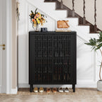 Meuble de rangement à chaussures 24 paires avec porte pour entrée et salon