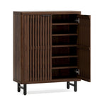 Meuble de rangement à chaussures 24 paires avec porte pour entrée et salon
