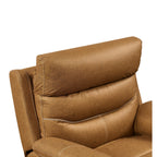 Fauteuil inclinable pivotant à 240° avec double moteur, appui-tête électrique, positions d'inclinaison infinies, ports de charge USB et repose-pieds