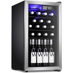 Mini réfrigérateur à vin/armoire pour 26 bouteilles - 44 x 49 x 79 cm