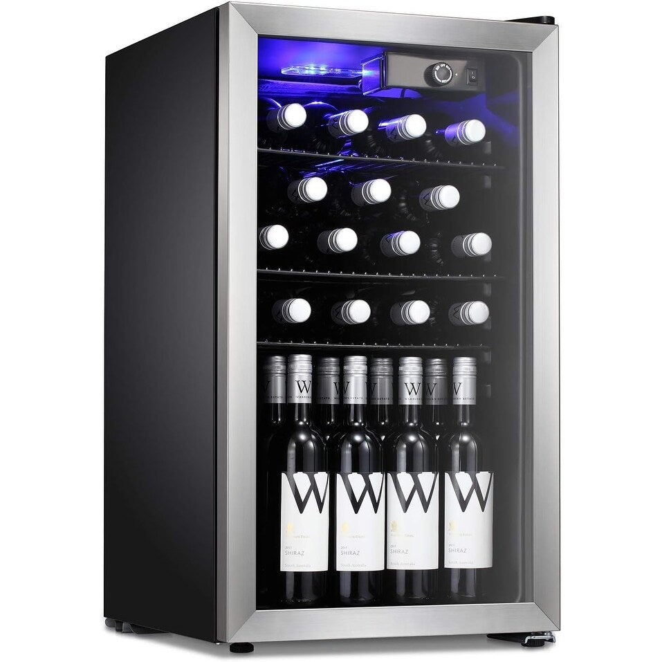 Mini réfrigérateur à vin/armoire pour 26 bouteilles - 44 x 49 x 79 cm