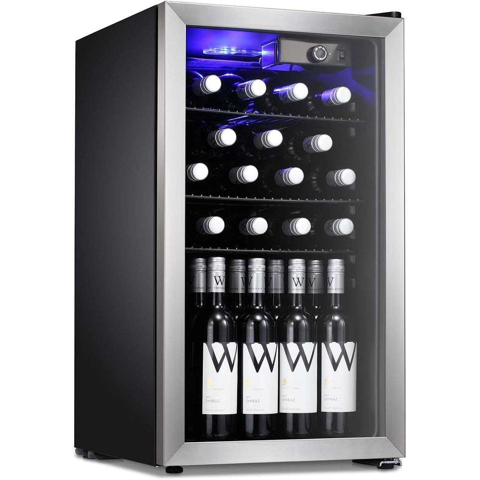 Mini réfrigérateur à vin/armoire pour 26 bouteilles - 44 x 49 x 79 cm
