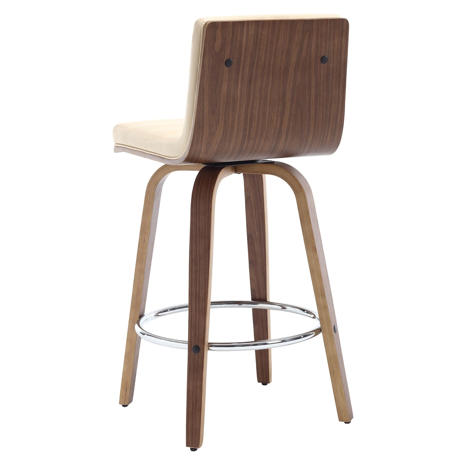 Tabourets de bar/comptoir pivotants en similicuir 26/29, lot de 2/3