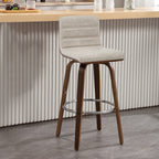 Tabourets de bar/comptoir pivotants en similicuir 26/29, lot de 2/3