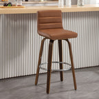 Tabourets de bar/comptoir pivotants en similicuir 26/29, lot de 2/3