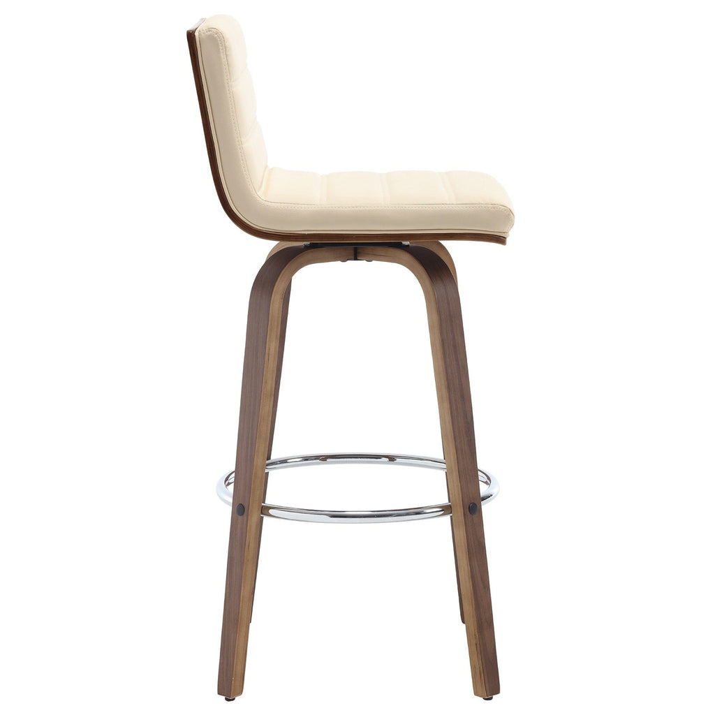 Tabourets de bar/comptoir pivotants en similicuir 26/29, lot de 2/3