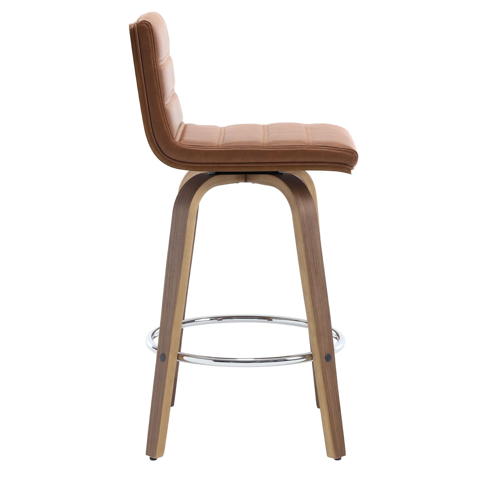 Tabourets de bar/comptoir pivotants en similicuir 26/29, lot de 2/3