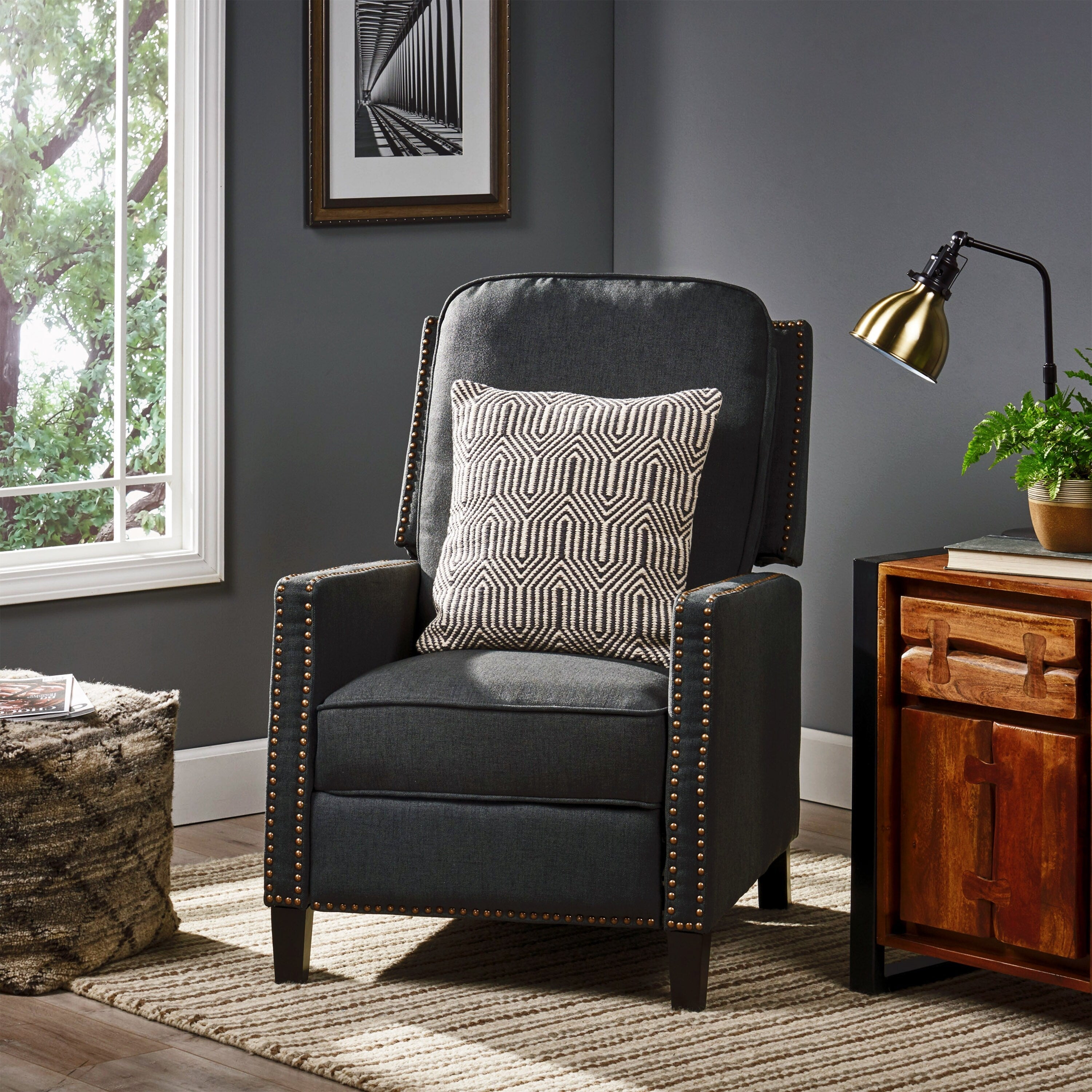 Fauteuil inclinable standard manuel de 27,5 po de large