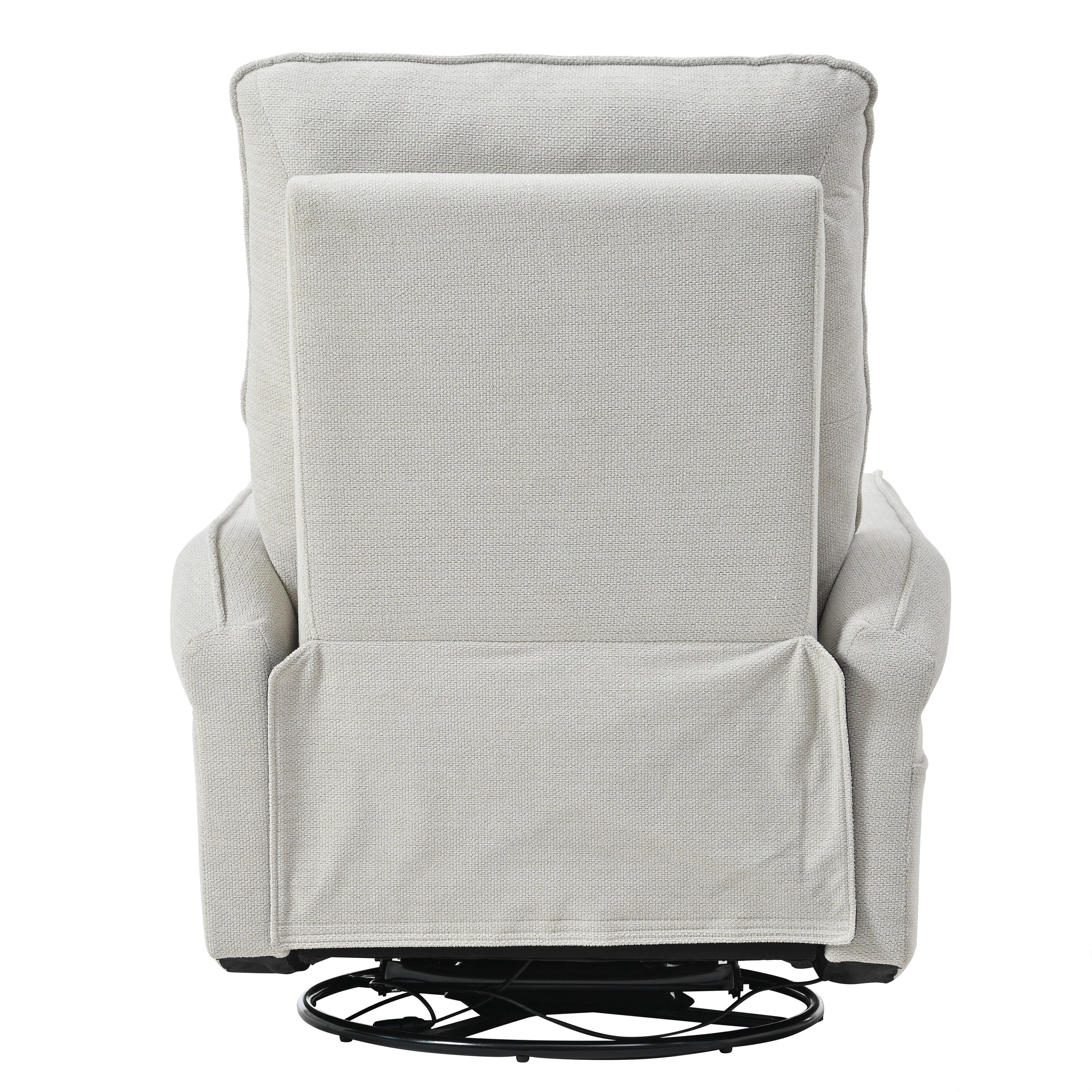 Fauteuil inclinable pivotant à 270° pour adultes, fauteuil inclinable pivotant à bascule, petit fauteuil inclinable électrique