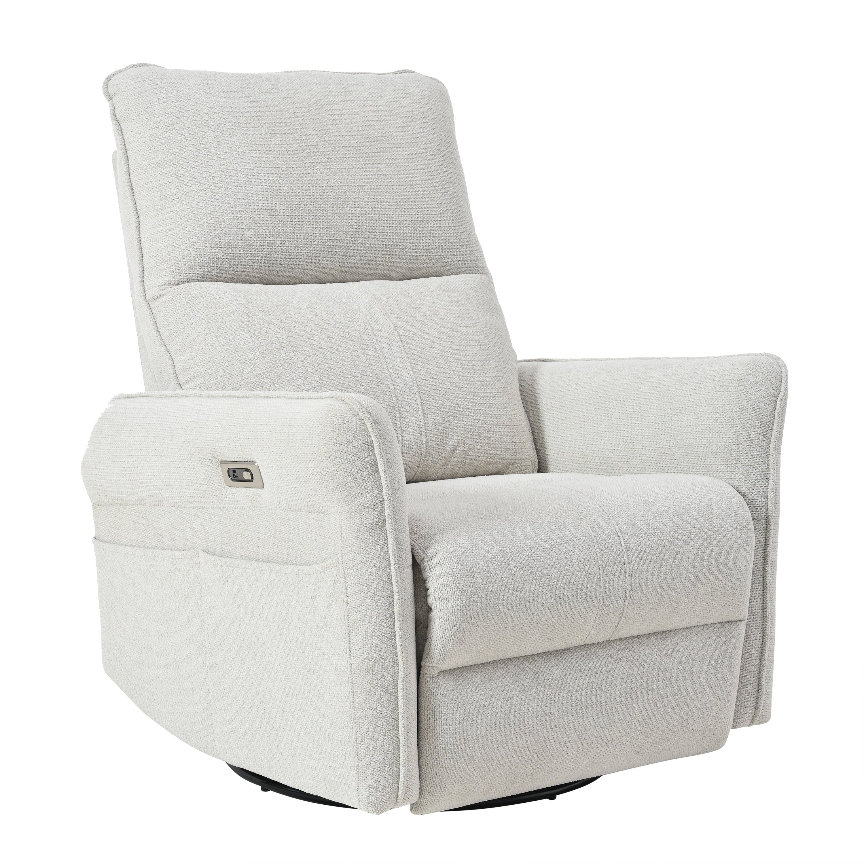 Fauteuil inclinable électrique pivotant à 270° avec ports USB
