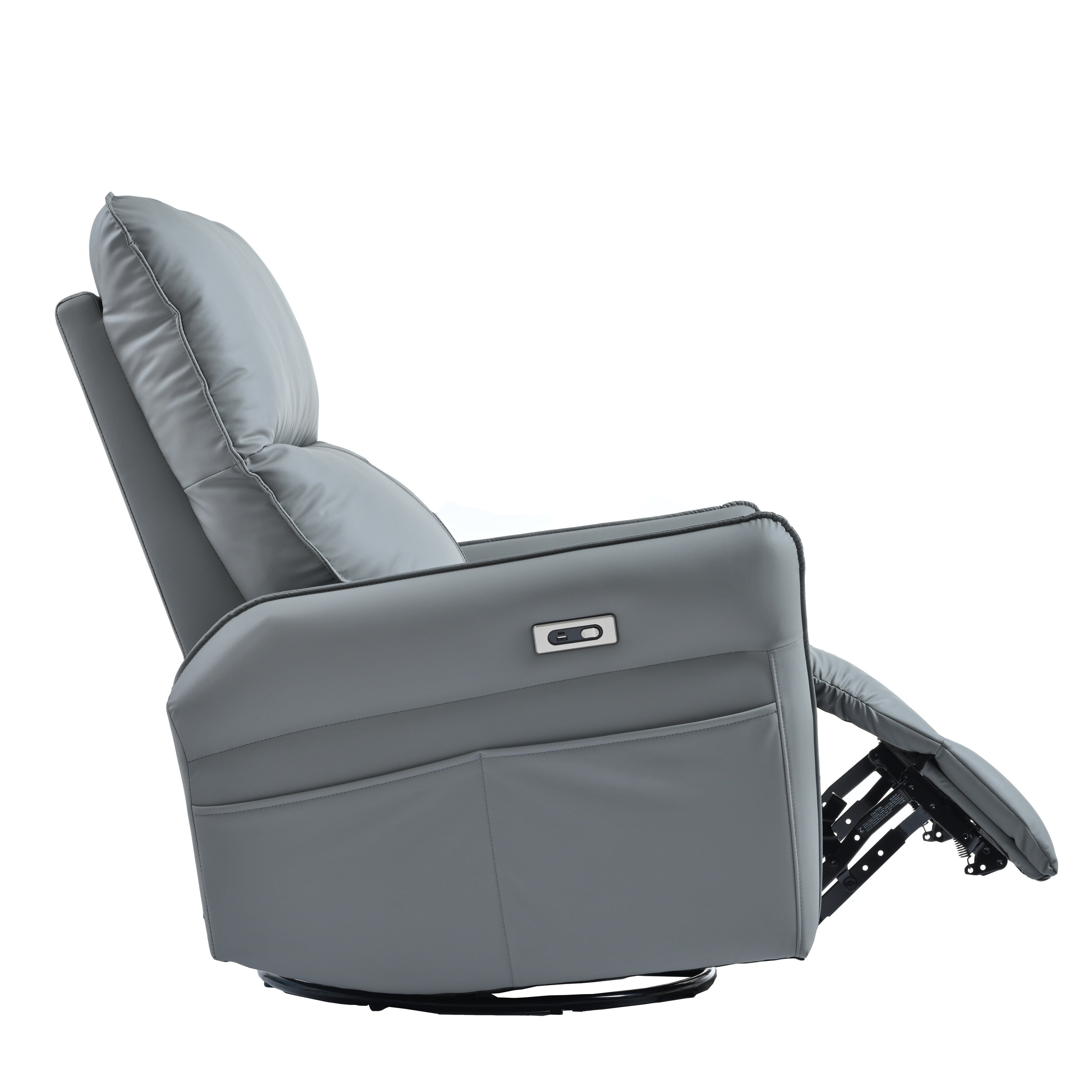Fauteuil inclinable électrique pivotant à 270° avec ports USB