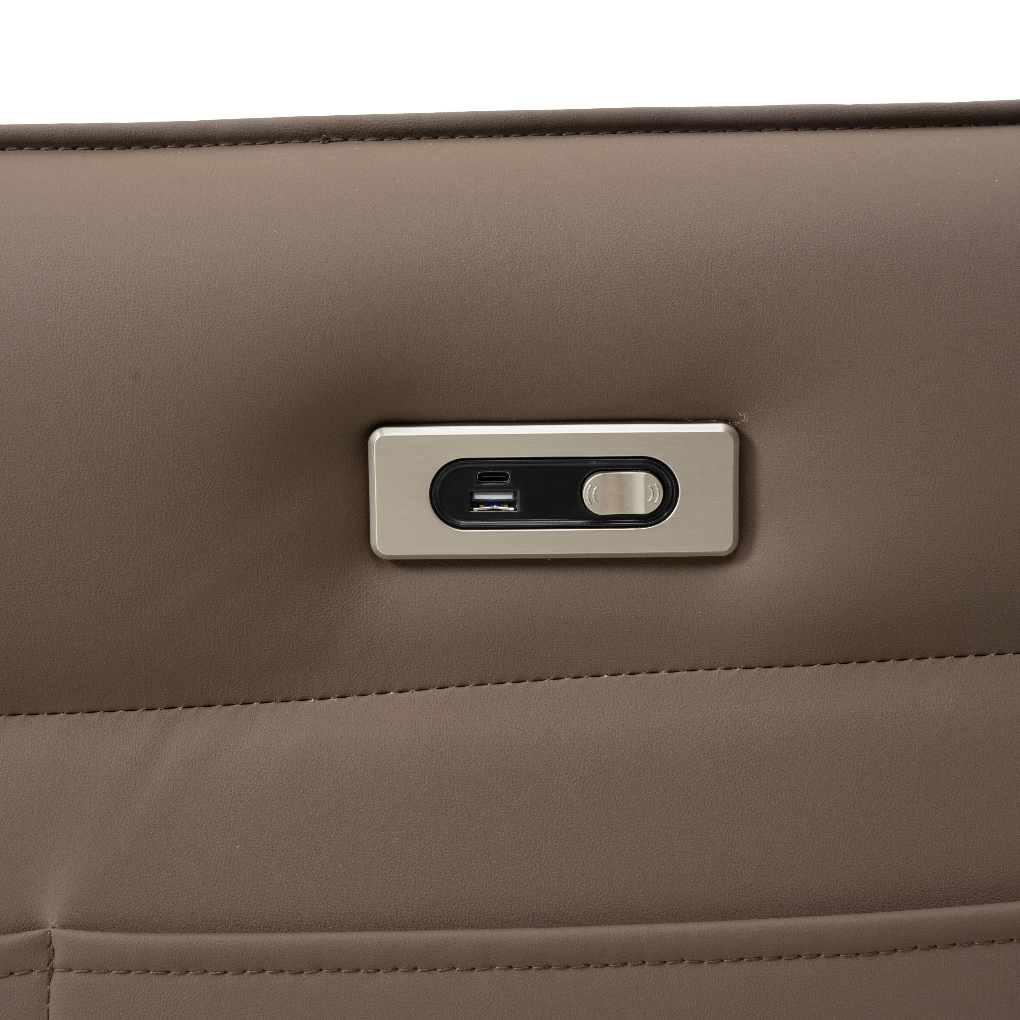 Fauteuil inclinable électrique pivotant à 270° avec ports USB