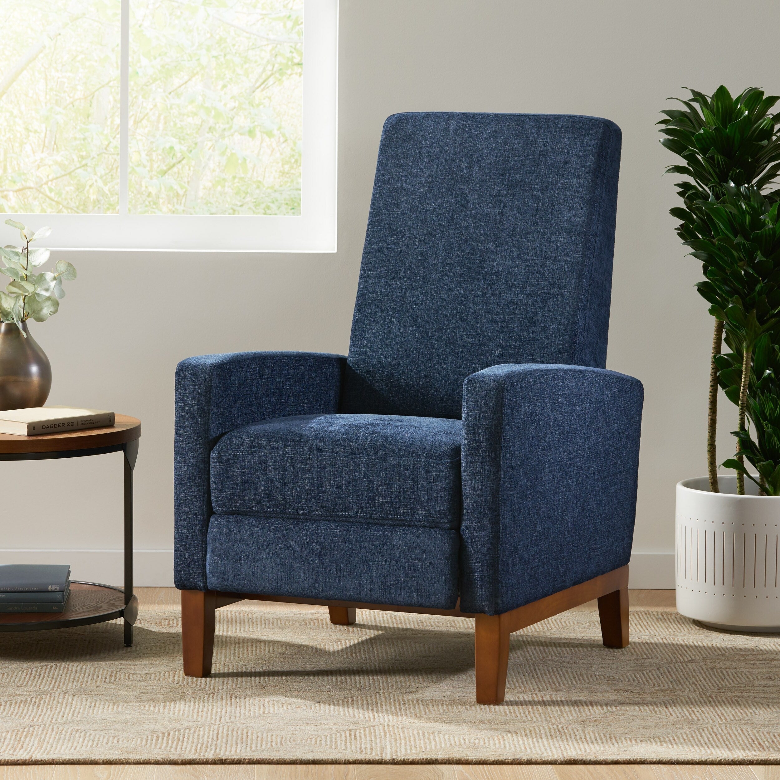 Fauteuil inclinable manuel en bois de 27 po de large