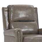 Ensemble de 2 fauteuils inclinables manuels avec garniture cloutée