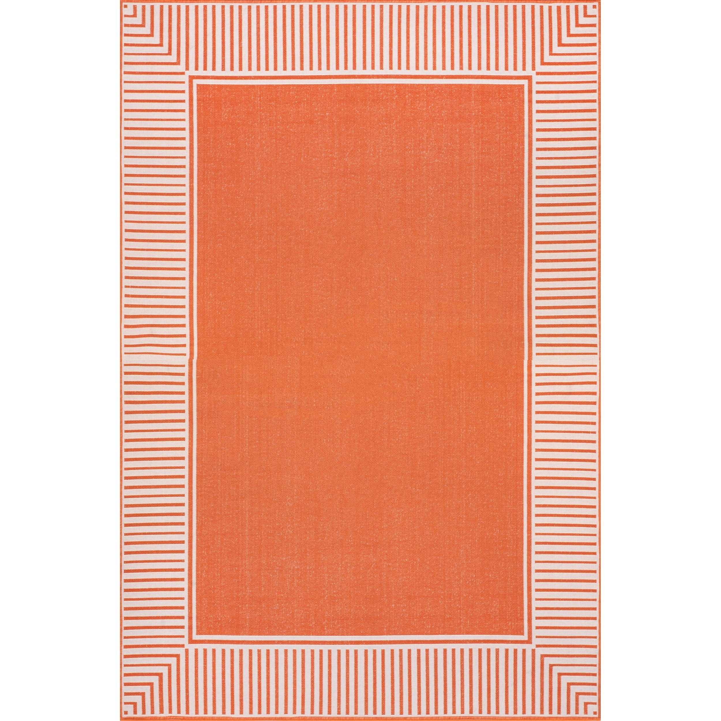 Tapis d'intérieur/extérieur classique à bordures Nuloom Leah