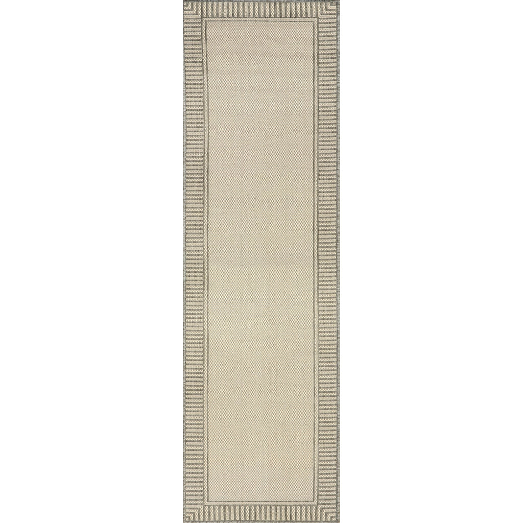 Tapis d'intérieur/extérieur classique à bordures Nuloom Leah