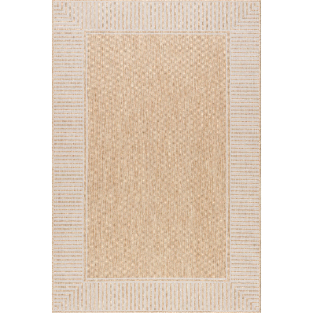 Tapis d'intérieur/extérieur classique à bordures Nuloom Leah