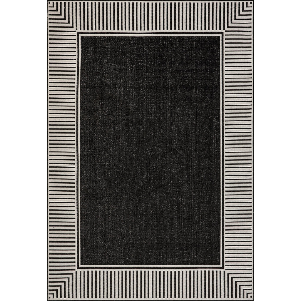 Tapis d'intérieur/extérieur classique à bordures Nuloom Leah