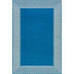 Tapis d'intérieur/extérieur classique à bordures Nuloom Leah