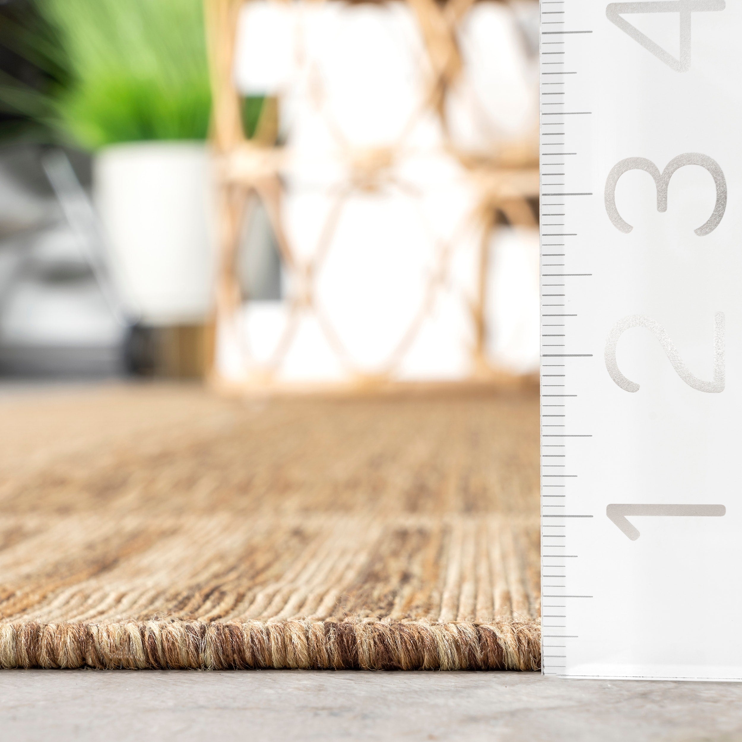 Tapis d'intérieur/extérieur classique à bordures Nuloom Leah