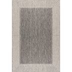 Tapis d'intérieur/extérieur classique à bordures Nuloom Leah
