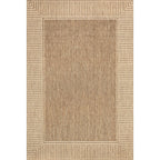 Tapis d'intérieur/extérieur classique à bordures Nuloom Leah
