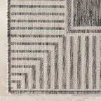 Tapis d'intérieur/extérieur classique à bordures Nuloom Leah